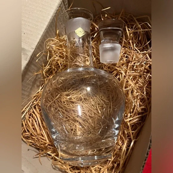 Salzburger Cristallglas Wine Decanter Austria Vintage, new in the box